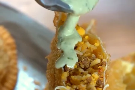 Foto de referencia de Pastel de arroz con carne